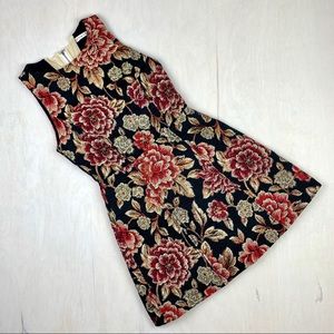Alice + Olivia Darla Floral Brocade Dress